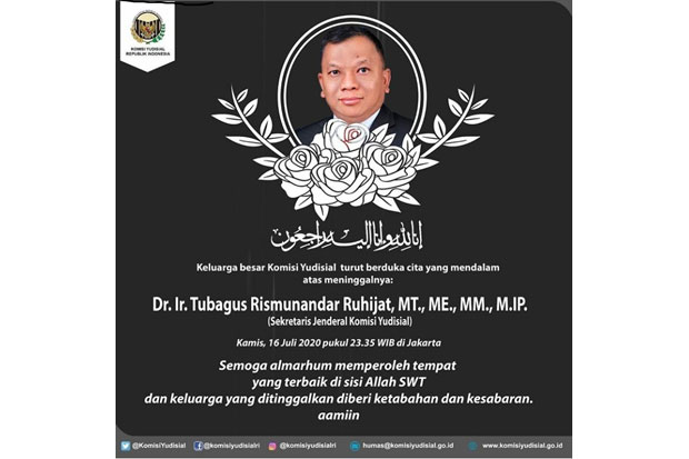 Sekjen KY Meninggal...