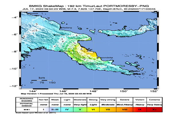 Papua New Guiena Diguncang...
