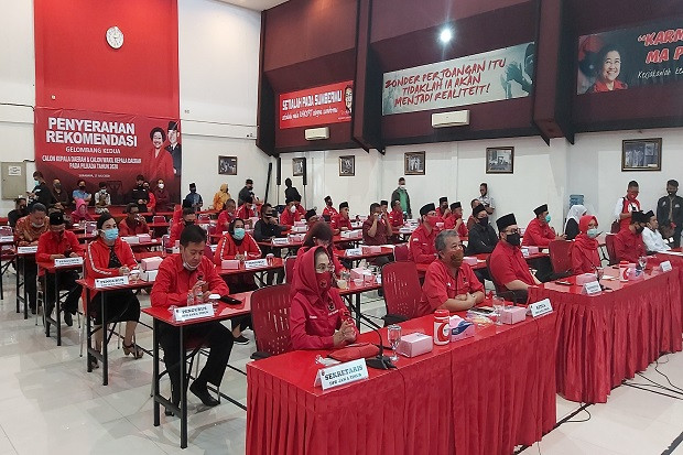DPP PDIP Umumkan 6 Paslon...