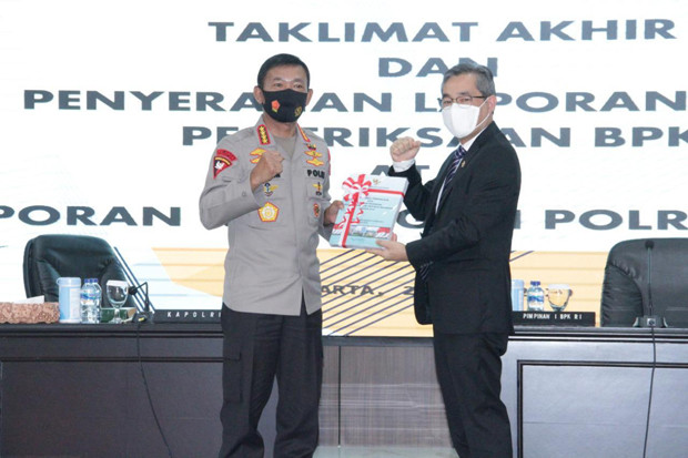 Raih Opini WTP, Kapolri...