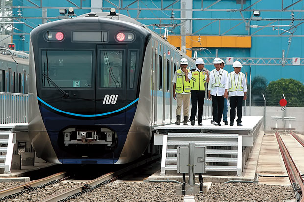 Proyek MRT Bundaran...