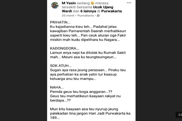 Dikabarkan Ditolak Rumah...