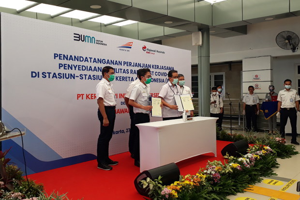 PT KAI-RNI Kerja Sama...