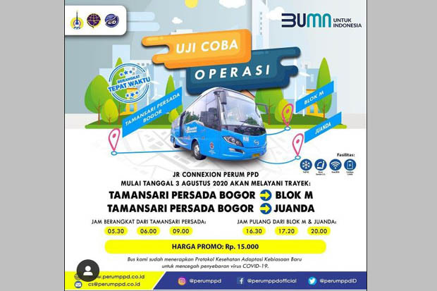 Perum PPD Layani Rute...