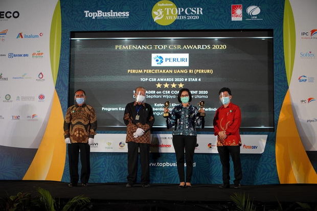 Peruri Sabet Tiga Penghargaan...