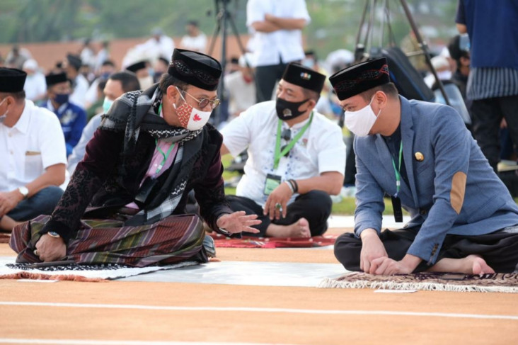 Salat Idul Adha di Gowa,...