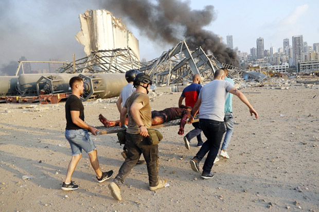 Dahsyatnya Ledakan Beirut,...