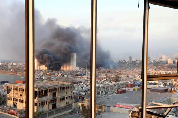 Kota Lebanon Dihantam...