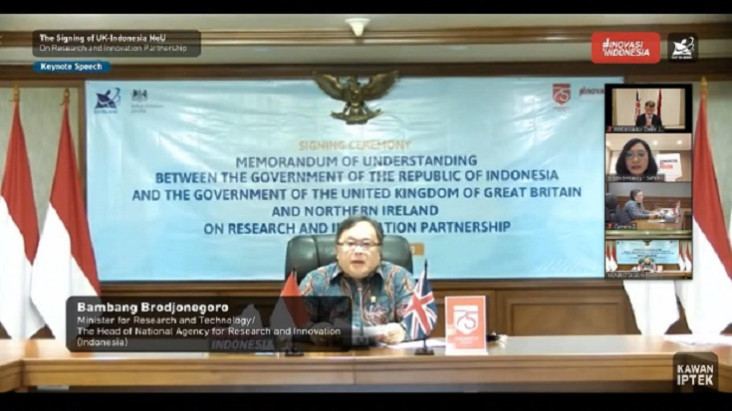 Menristek/Kepala BRIN...