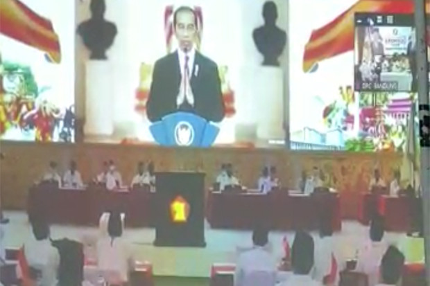 Jokowi Ajak Kader Gerindra...