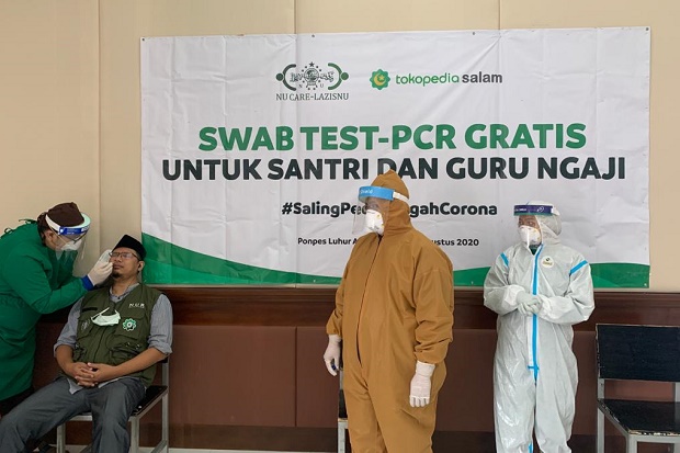 Cegah COVID-19 di Pesantren,...