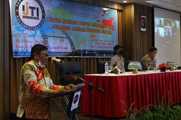 Hadiri Musda IJTI Sulsel,...