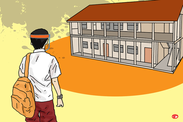 Sekolah di Zona Kuning...