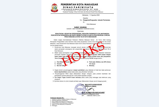 Beredar Surat Edaran...