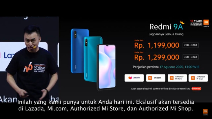 Xiaomi Rilis Redmi 9A...