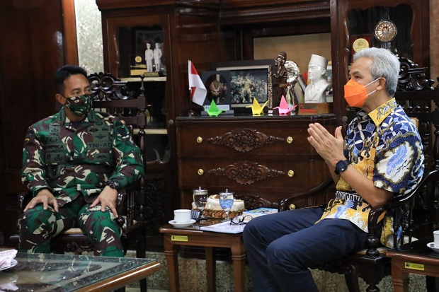Disambangi KSAD Jenderal...