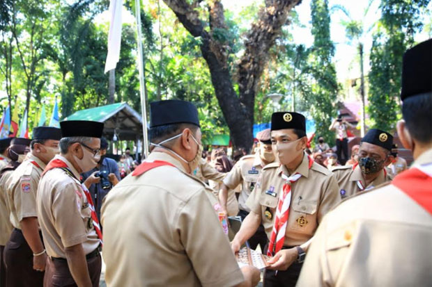 Apel Terbatas Hari Pramuka,...