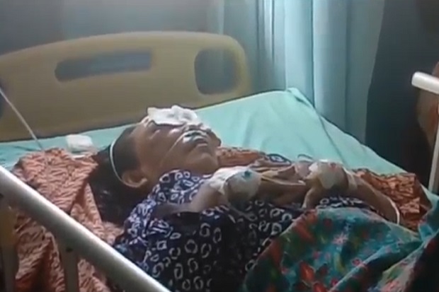 Wanita Paruh Baya Terkapar...