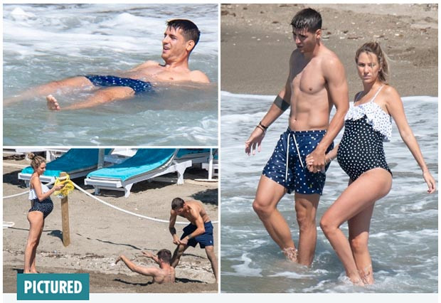 Alvaro Morata Sambut...