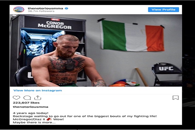 McGregor Ingin Kembali...