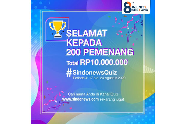 Cek di Sini! 200 Pemenang...