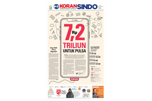 Rp7,2 Triliun untuk...