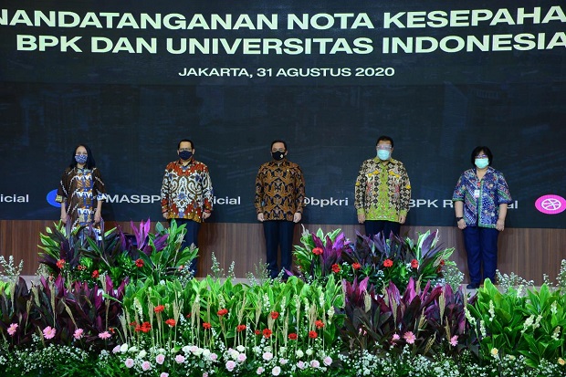 Ketua BPK Kuliahi Rektor...