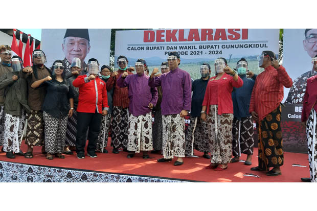 Pasangan Cabup PDIP...