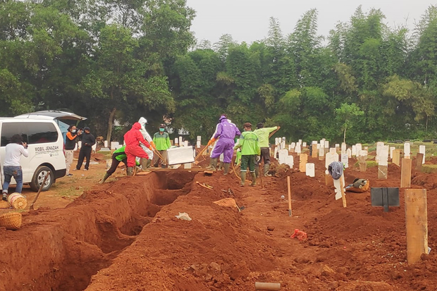 Lahan Makam Covid di...