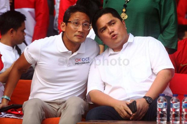 Wuih.. Ngapain Sandiaga...