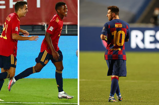 Fati Siap Gantikan Messi?
