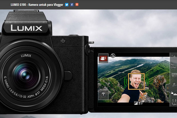 Lumix G100 Gandeng Rollover...