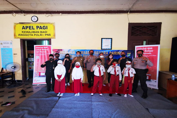 Dibantu Biznet, Polsek...