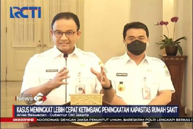 Anies Terapkan PSBB...