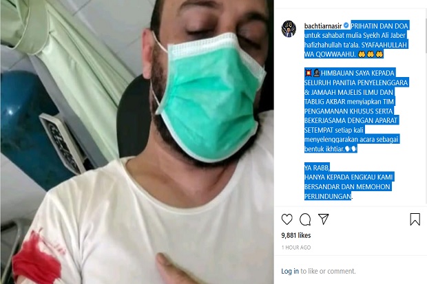 Syekh Ali Jaber Ditusuk,...