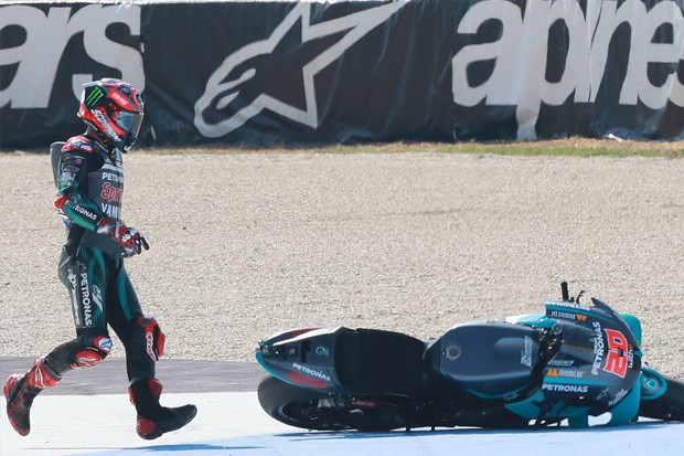 Gagal di Misano, Quartararo...