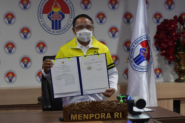 Pesan Menpora pada Penyelenggara...