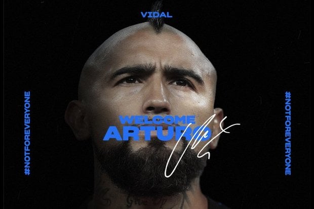 Vidal Resmi Gabung Inter...