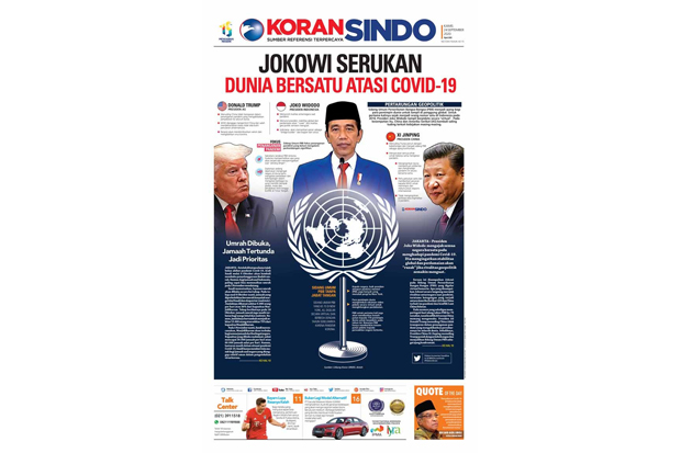 Jokowi Serukan Dunia...