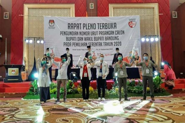 Tiga Paslon Cakada Pilkada...
