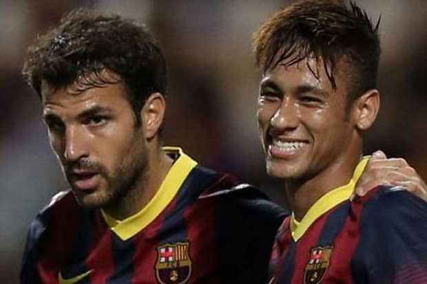 Neymar dan Fabregas...