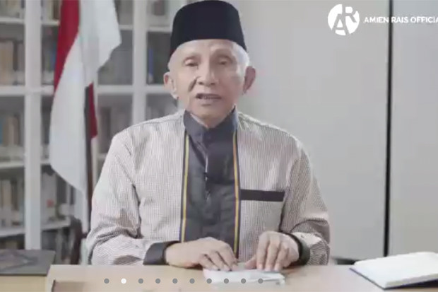 Luncurkan Buku, Amien...