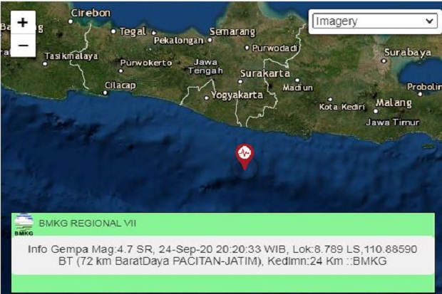 Gempa Berkekuatan M...