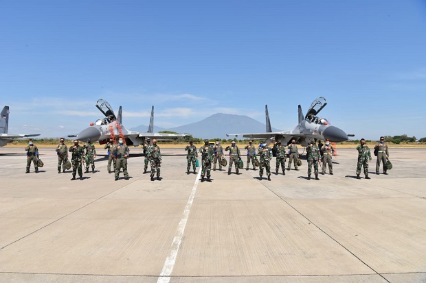 4 Pesawat Sukhoi Siaga...