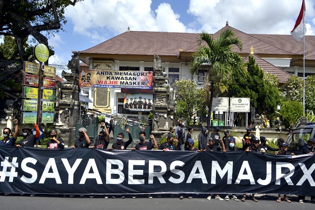 Demo Bebaskan Jerinx...
