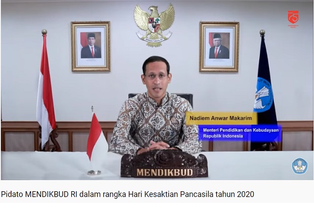 Mendikbud: Lilin Pancasila...