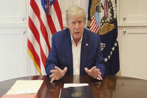 Lewat Video Trump Mengaku...