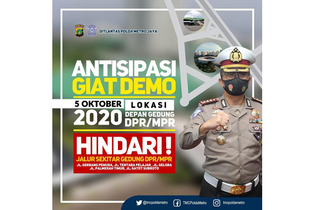 Ada Demo Buruh, Polisi...