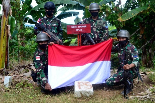 Marinir Pastikan Patok...