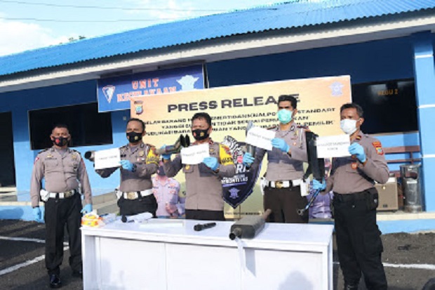 Polres Bitung Musnahkan...